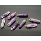 Yahoo! Yahoo!ショッピング(ヤフー ショッピング)アメジスト 【天然石チャーム】 ポイントペンダントパーツ チャームパーツ 約16x4x4mm 《1個》