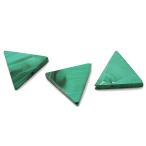 Yahoo! Yahoo!ショッピング(ヤフー ショッピング)マラカイト 【天然石パーツ】  トライアングル三角パーツ いろいろなパーツ 約18x18x3mm 《1個》
