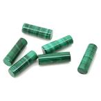 Yahoo! Yahoo!ショッピング(ヤフー ショッピング)マラカイト 【天然石パーツ】  円柱パーツ いろいろなパーツ 約15x5.5mm 《1個》