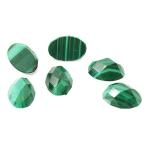 Yahoo! Yahoo!ショッピング(ヤフー ショッピング)マラカイト 【天然石パーツ】  【オーバルカット】パーツ いろいろなパーツ 約13.5x9.5mm 《1個》