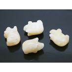 Yahoo! Yahoo!ショッピング(ヤフー ショッピング)アラゴナイト 【天然石パーツ】 置物 パーツ 動物 ブタ 豚 ぶた 約1x12x10mm 《1個》