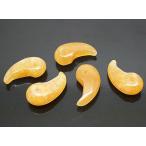 Yahoo! Yahoo!ショッピング(ヤフー ショッピング)アラゴナイト 【天然石パーツ】 勾玉（まがたま） 約21x11mm アクセサリー パーツ 《1個》