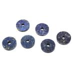 Yahoo! Yahoo!ショッピング(ヤフー ショッピング)ラピスラズリ 【天然石パーツ】  ラウンド穴あき型パーツ いろいろなパーツ 約15x15x3mm 《1個》