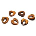 Yahoo! Yahoo!ショッピング(ヤフー ショッピング)タイガーアイ 【天然石パーツ】 ハートモチーフパーツ 約12x12x3mm 《1個》 モチーフパーツ