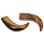 Yahoo! Yahoo!ショッピング(ヤフー ショッピング)タイガーアイ 【天然石パーツ】 角ツノ型パーツ いろいろなパーツ 約xx10mm 《1個》