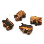 Yahoo! Yahoo!ショッピング(ヤフー ショッピング)タイガーアイ 【天然石パーツ】  置物 パーツ 動物 約20x14x10mm 《1個》