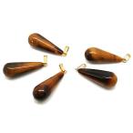 Yahoo! Yahoo!ショッピング(ヤフー ショッピング)タイガーアイ 【天然石チャーム】 滴型ペンダントパーツ チャームパーツ 約20〜x〜mm 《1個》