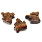 Yahoo! Yahoo!ショッピング(ヤフー ショッピング)タイガーアイ 【天然石チャーム】 ウサギ兎うさぎペンダントパーツ チャームパーツ 約1xx10mm 《1個》