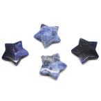 Yahoo! Yahoo!ショッピング(ヤフー ショッピング)ソーダライト 【天然石パーツ】 星 スター モチーフパーツ （横穴） 約20x7mm前後 《《1個》》