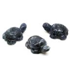 Yahoo! Yahoo!ショッピング(ヤフー ショッピング)ソーダライト 【天然石パーツ】  置物 パーツ 動物 亀 カメ かめ 横に貫通穴 約29x20x10mm 《1個》