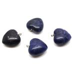 Yahoo! Yahoo!ショッピング(ヤフー ショッピング)ソーダライト 【天然石チャーム】 ハートペンダントパーツ チャームパーツ 約20x12mm 《1個》