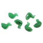 Yahoo! Yahoo!ショッピング(ヤフー ショッピング)アヴェンチュリン 【天然石ビーズ】 アヒル 鳥 とり パーツ 穴あり 約16ｘ13mm前後 《1個》