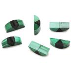 Yahoo! Yahoo!ショッピング(ヤフー ショッピング)マラカイトｘオニキス デザイン 合成石 人工石 パーツ 約18x6x7mm 1個