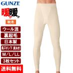  Gunze GUNZE.. мужской нижнее белье длинные брюки внизу DDM202A сделано в Японии зимний 3 шт. комплект 