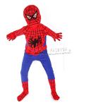 スパイダーマン風全身タイツ コスプレ衣装 ロンパース 子供キッズ ハロウィンコスチューム仮装演出道具Halloween特集