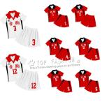 ハイキュー!! Haikyuu!! 音駒高校排球部 パジャマ 子供服 大人 キッズ 半袖 夏服 2点 セット 寝巻き 親子服 居住服 寝間着  吸汗 通気 柔らかい かわいい