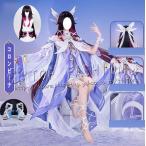 ショッピングコスチューム 原神 げんしん  風 コロンビーナ Columbina ファデュイ　少女 コスプレ 衣装 ウィッグ 靴 ハロウィン変装 仮装 コスチューム アニメ cosplay