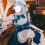 東方Project（東方プロジェクト）風 十六夜 咲夜  コスプレ衣装 ウィッグ 靴 cosplay コスチューム ハロウィン クリスマス