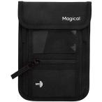 [Magical] черный паспорт кейс скимминг предотвращение шея ниже путешествие удобный товары 