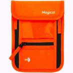 [Magical] orange паспорт кейс скимминг предотвращение шея ниже путешествие удобный товары 