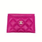 CHANEL Chanel футляр для карточек чехол для пропуска футляр для визитных карточек черная икра s gold matelasse розовый контрольный номер :9133