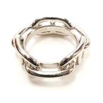 HERMES Hermes she-n Dunk ru шарф кольцо серебряный контрольный номер :10736