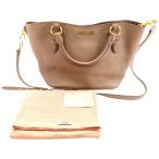 MiuMiu ミュウミュウ 2WAY ハンドバッグ ショルダーバッグ マドラス ベージュ 管理番号：10048