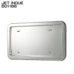 ジェットイノウエ JET INOUE 501166 ナンバープレート枠 STD 中型 ステンレス ナンバープレート  【メーカー取寄せ】