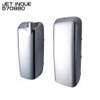 ジェットイノウエ JET INOUE 570980 ミラーカバー サイドミラー R/Lセット 純正用 交換式 ふそう スーパーグレート 樹脂 メッキ 【メーカー取寄せ】