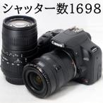 キヤノン デジタル一眼レフカメラ Canon EOS Kiss X2 28-70mm 100-300mm ダブルズームキット SDカード付き 初心者 おすすめ 中古