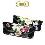 【メール便：1個まで】 フェイラー FEILER CASE メガネケース FEILER 50 51 めがねケース 眼鏡ケース 花柄 フラワー シュニー [ACC]