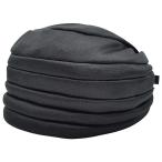 国産 日本製 ターバン おしゃれ ブラック 黒 婦人 帽子 室内 脱毛対策 医療 フォーマル 結婚式 春夏秋冬 111617