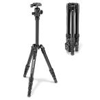 Manfrotto 三脚 Elementトラベル三脚 MKELES5BK-BH 最大耐荷重4kg ブラック 小型 自由雲台 キャリングケース付属 アルミデザイン 行事 イベント 並行輸入