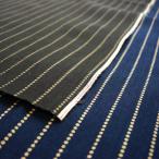  Denim ткань ткань хлопок хлопок ручная работа wobashu полоса Denim ткань 114cm ширина ×1m индиго cell bichi Okayama префектура производство тонкий ткань ткань полоса 