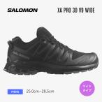 SALOMON サロモン シューズ エックスエー XA PRO 3D V9 WIDE ワイド ブラック 正規販売