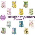 THE-SECRET-GARDEN シノワズリ 歯ブラシスタンド 箸立て カトラリースタンド 花鳥柄 オールハンドペイント 手塗 手塗 花瓶 ペンたて 洗面 サニタリー