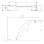 TOTO стандартный обращение магазин HH06030R оригинальный товар нестандартная пересылка бесплатная доставка бак внутри часть отходит шар рычаг старый номер товара HH06030 туалет детали ремонт товар опция товар потребительские товары 