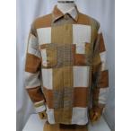 ショッピングパッチワーク シュガーケーン　長袖パッチワークシャツ　PATCHWORK CHECK WORK SHIRT　SC29589　検索：SUGAR CANE　二重織り　パッチワーク風　ワークシャツ　Add Human Labor