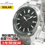 ショッピング雑誌掲載 ザ・クロックハウス MBC1004-BK2A ビジネスカジュアル メンズ 腕時計 ソーラー ステンレス ブラック 雑誌掲載 THE CLOCK HOUSE