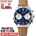 ショッピング福袋対象 選べる福袋対象 サクスニーイザック クオーツ クロノグラフ SY15221-BL3 メンズ 腕時計 電池式 ブルーダイヤル ブラウン 革ベルト LB2026