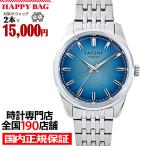 選べる福袋対象 サクスニーイザック 3針 SY15225-BL メンズ 腕時計 クオーツ 電池式 ブルーダイヤル メタルバンド LB2026