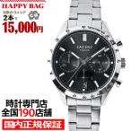 ショッピング福袋対象 選べる福袋対象 サクスニーイザック クオーツ クロノグラフ SY15219-BK メンズ 腕時計 電池式 ブラックダイヤル メタルバンド LB2026