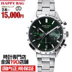 ショッピング福袋対象 選べる福袋対象 サクスニーイザック クオーツ クロノグラフ SY15219-GR メンズ 腕時計 電池式 グリーンダイヤル メタルバンド LB2026