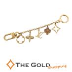 ルイヴィトン フルールドゥ チャーム M65111 20cm メッキ ゴールド ピンク アイボリー モノグラムフラワー レディース LOUIS VUITTON◆中古