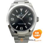 ショッピングロレックス ロレックス エクスプローラー40 224270 2025年7月 40mm 黒文字盤 自動巻き ステンレス 腕時計 メンズウォッチ ROLEX◆中古