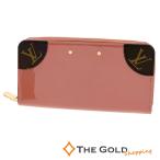  Louis Vuitton Zippy ve лак M62318 vi евро -zveruni эмаль кожа монограмма раунд застежка-молния длинный бумажник LOUIS VUITTON* б/у 