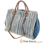  Chanel Denim 2WAY цепь большая сумка голубой белый Brown плечо большая сумка плечо .. сумка CHANEL* б/у 