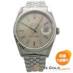  Rolex Date Just 16234 E номер OH settled письменная гарантия есть 36mm серебряный циферблат WG SS комбинированный наручные часы мужской часы ROLEX* б/у 