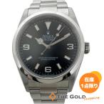 ROLEX エクスプローラーI 114270 OH済 黒文字盤 自動巻き ランダム品番 ステンレス 腕時計 メンズ ウォッチ ロレックス◆中古