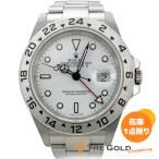 ROLEX Explorer II 16570 F номер OH settled 40mm белый циферблат нержавеющая сталь самозаводящиеся часы наручные часы мужской часы Rolex * б/у 